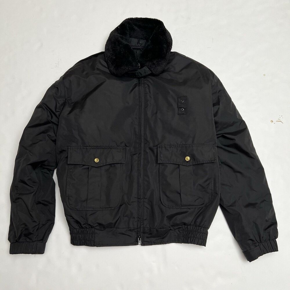 Tact Squad Frontline F1003 Black Premium Jacket Police Security Thinsulate M/R